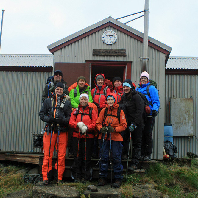 Lagt upp frá Dyngjufelli norður í Suðurárbotna að morgni þ. 31.07.