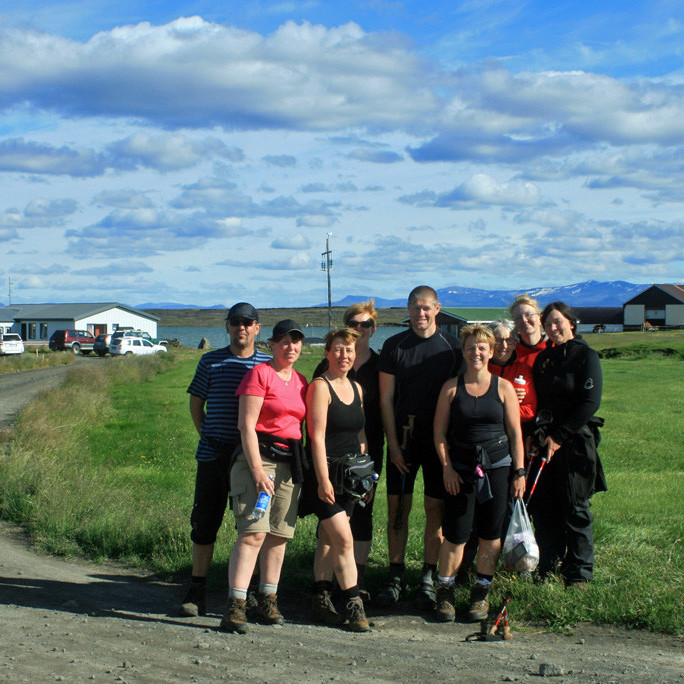 Ferðarlok: Öskjuvegarhópurinn kominn í Svartárkot.