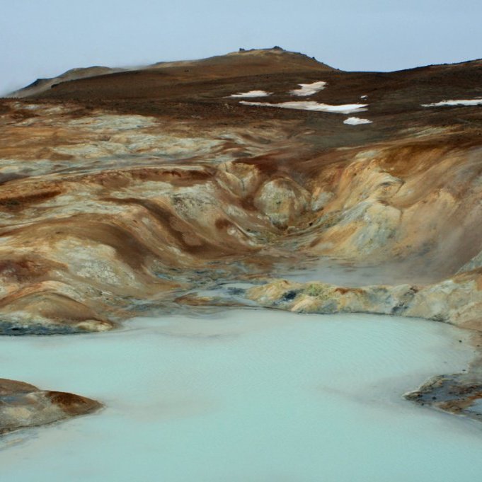 Brennisteinshitur norðaustan í Leirhnjúk