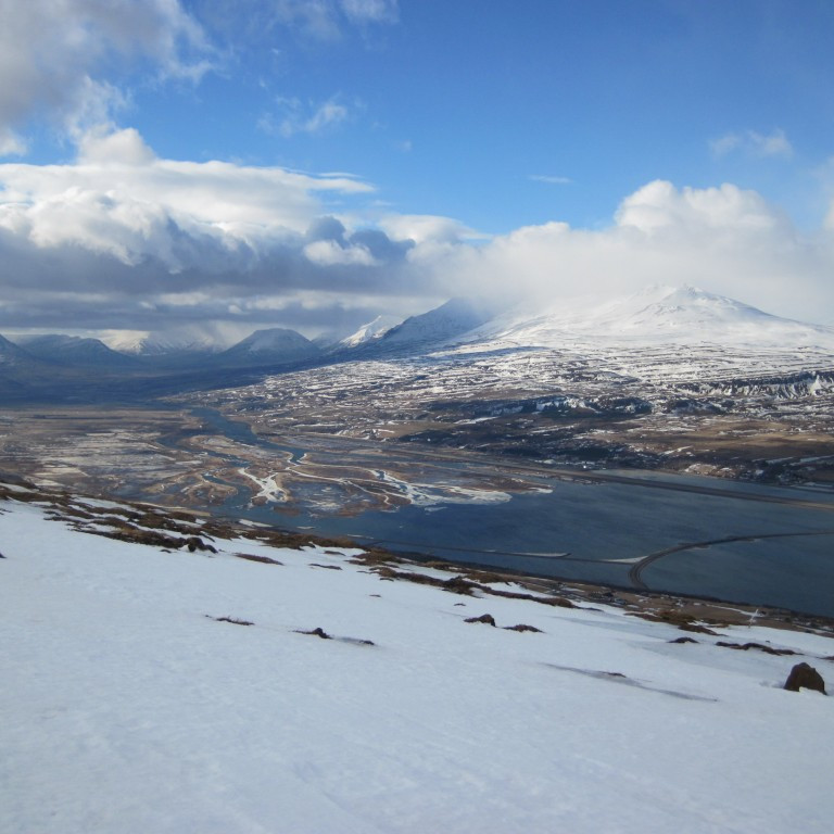 Vindsveipir sjást á sjónum