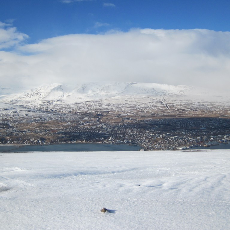 Akureyri frá Skólavörðu