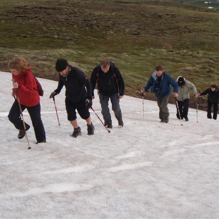 Einbeitt göngufólk