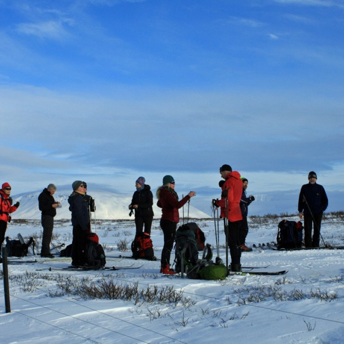 Í Miklamó við sveitarmörk Skútustaðahrepps á leið í Botna.