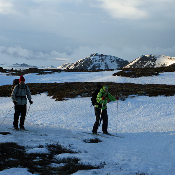 Á leið norður frá Stóru-Rauðku.