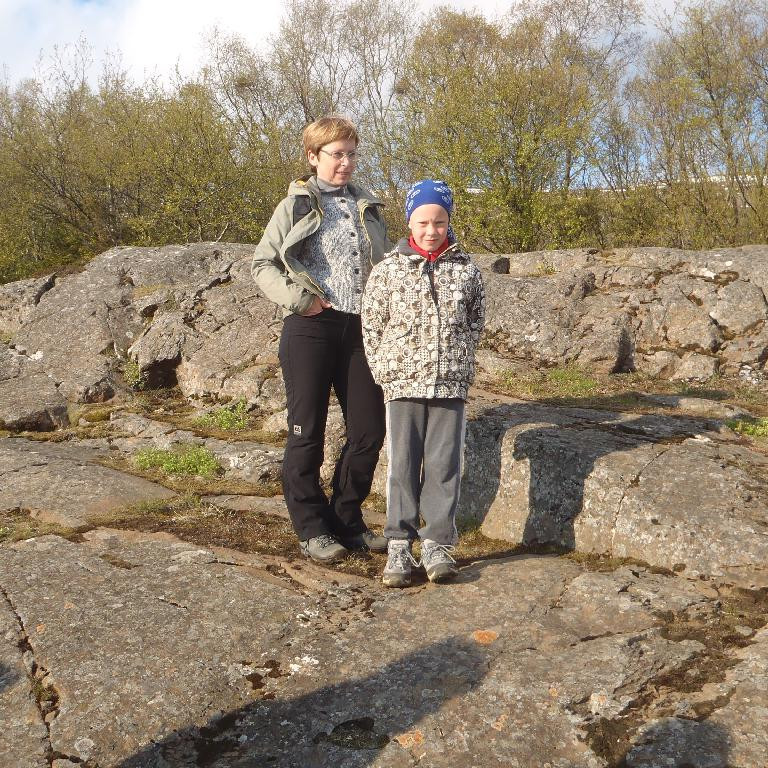 Tinna Huld og mamman