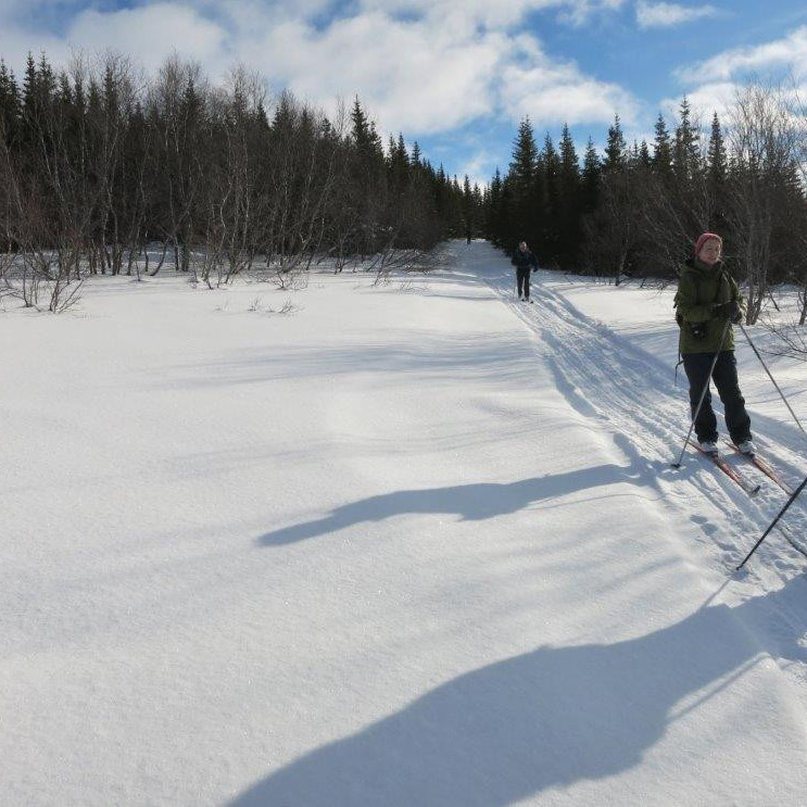 Stoppuðum oft á leiðinni til að njóta veðurs og útsýnis