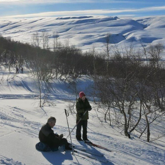 Bíldsárskarð í fjarska.