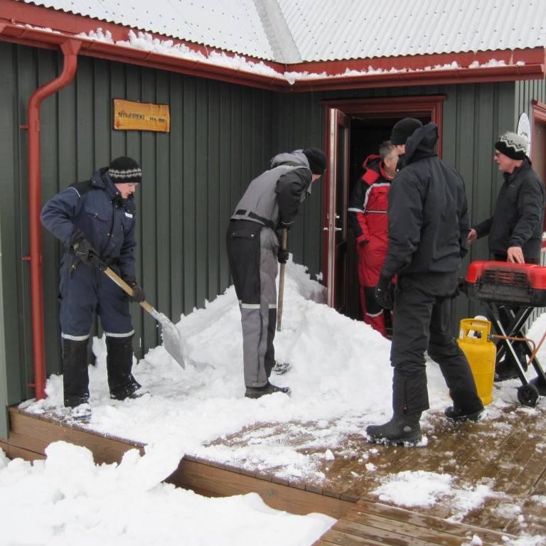 Gert klárt fyrir grill