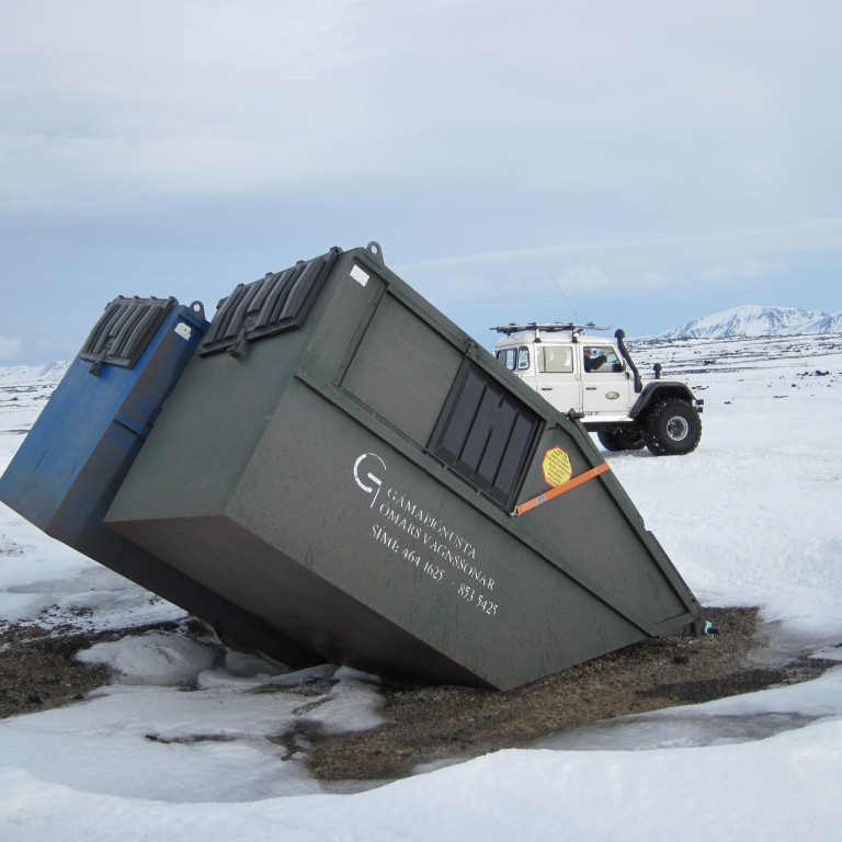 Aðeins búið að ýta við þeim