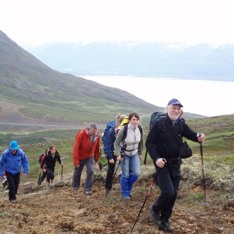 Glaðbeittur fararstjóri