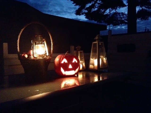 Barna- og fjölskylduferð. Hrekkjavökuganga